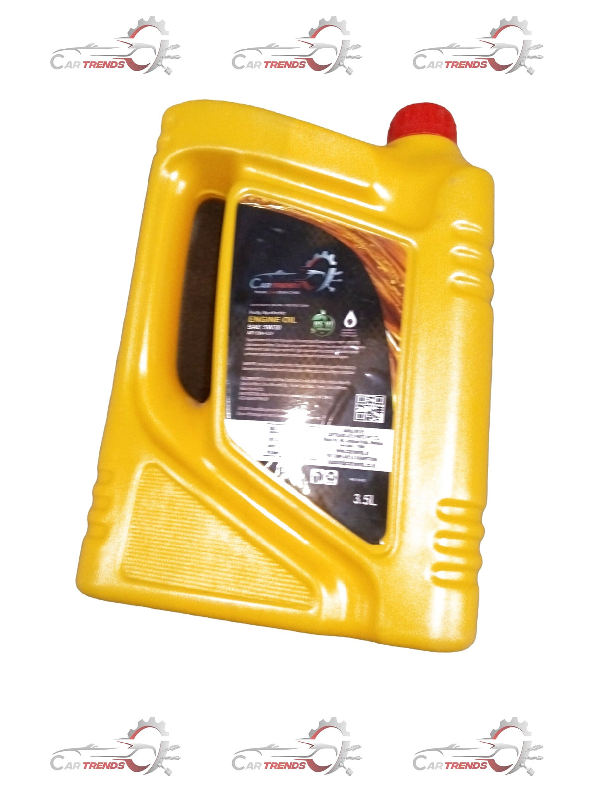 CARTRENDS 5W30 car engine oil 3.5-liter pack for all car types and variants, shown in a clear bottle with label.
