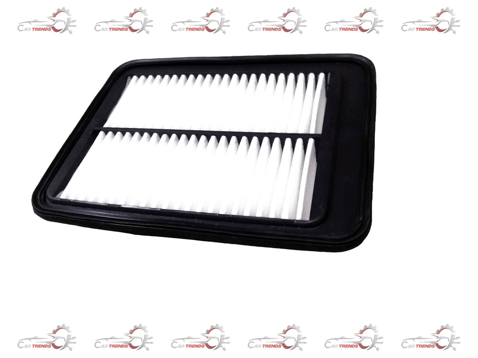 CarTrends Air Filter I 10 Era #CT004012, close-up of rectangular automotive air filter with pleated filter media and frame.