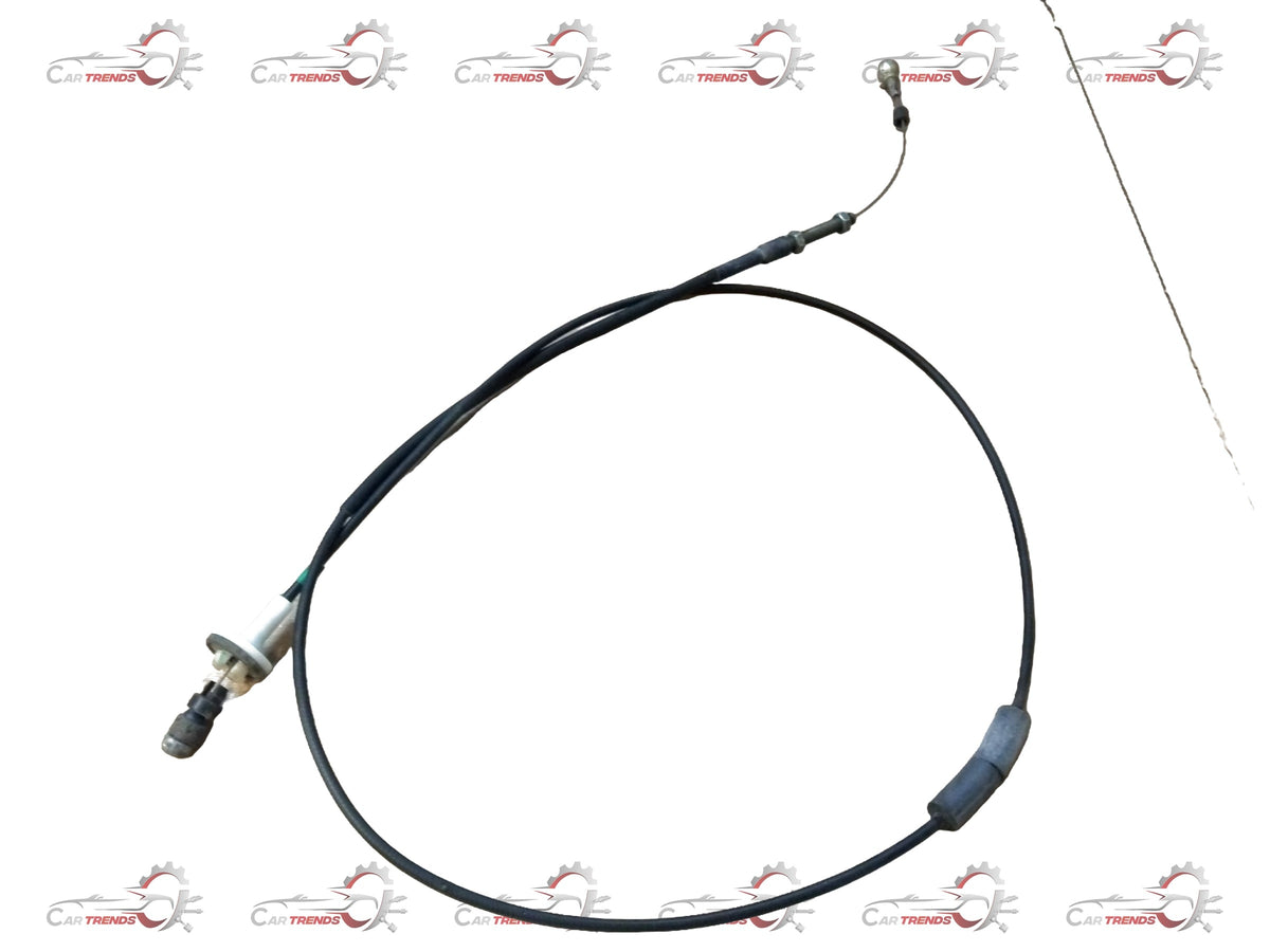 CarTrends diesel accelerator cable for right-hand side, showing the cable with connectors and metal fittings.