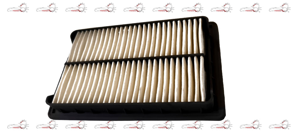 CarTrends air filter cleaner for Santro, i10, Accent, and Eon cars, showing the spare part's clean filter element.