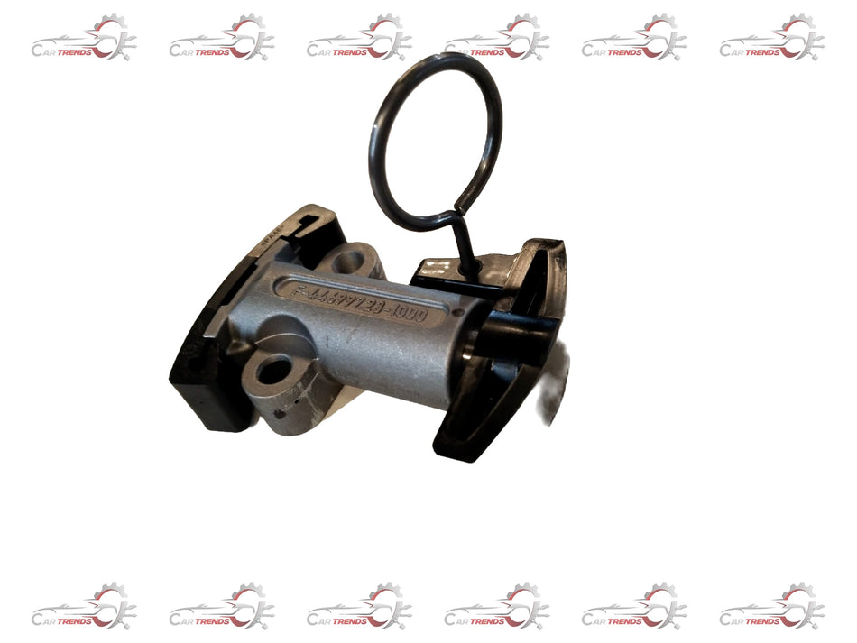Hydraulic tensioner for Mahindra Supro secondary belt, CarTrends #0310EAU00131N, close-up view of the tensioner component.