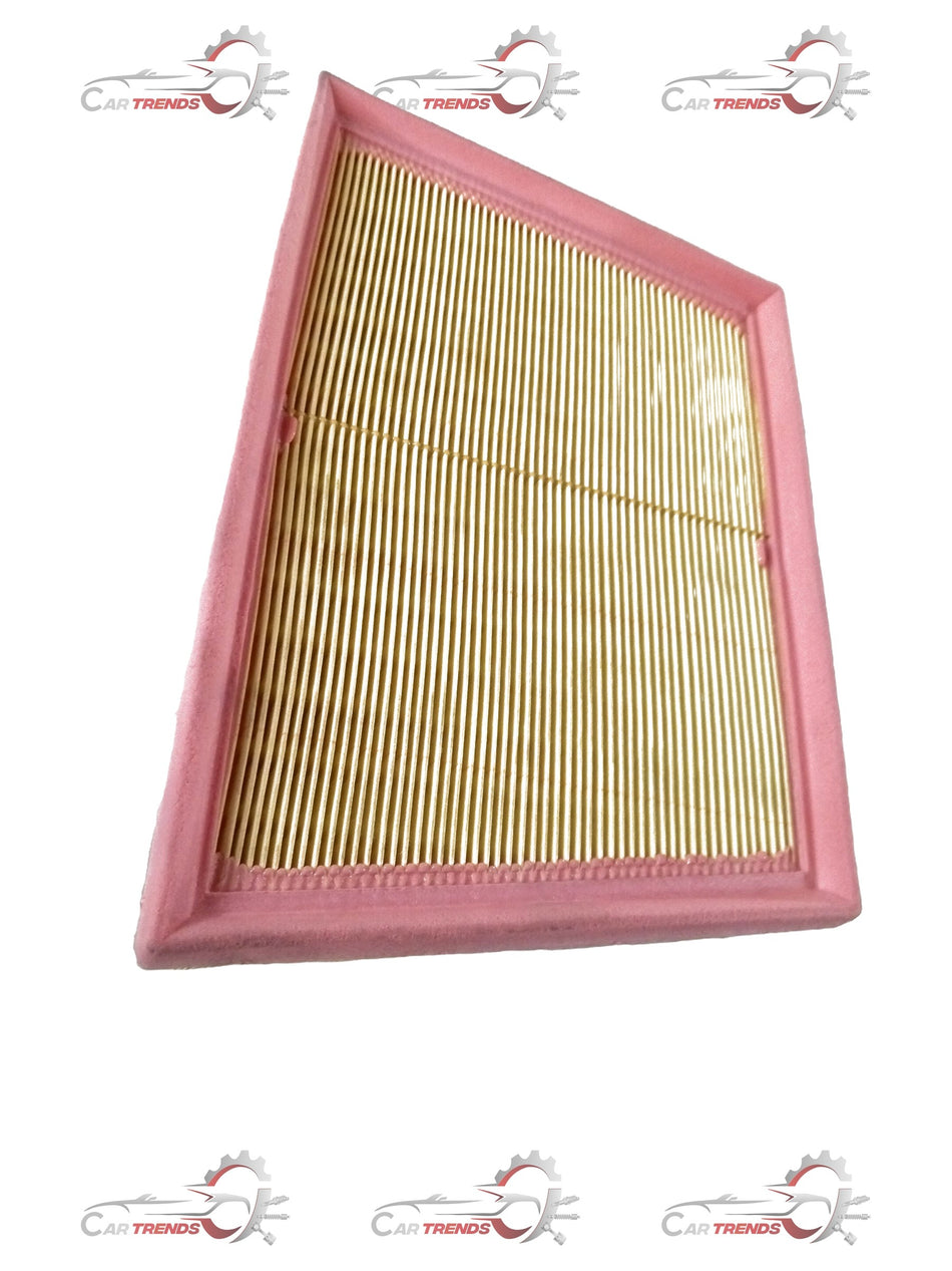 CarTrends air filter element assembly for Tata Harrier, showing the clean, rectangular filter component with pleated filter material.