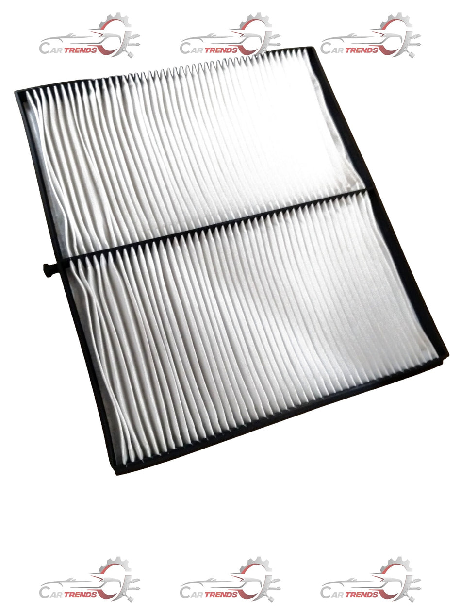 CarTrends AC interior air filter for Mahindra Scorpio, spare parts replacement showing the clean filter element.