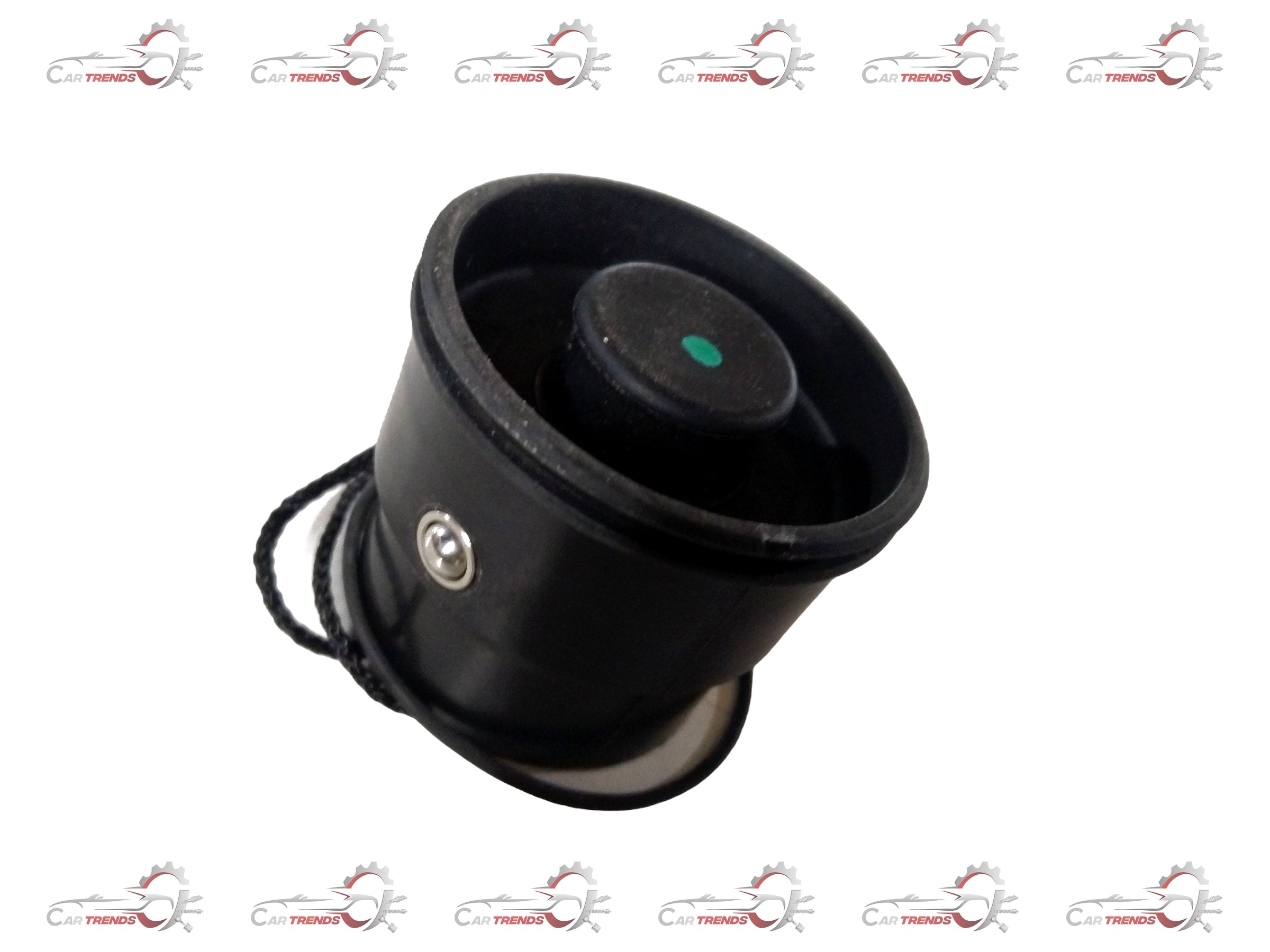Maruti Suzuki Cap Assy Cng Counter Box 89740M52M00 in black with metallic details, designed for vehicle engine compartment.