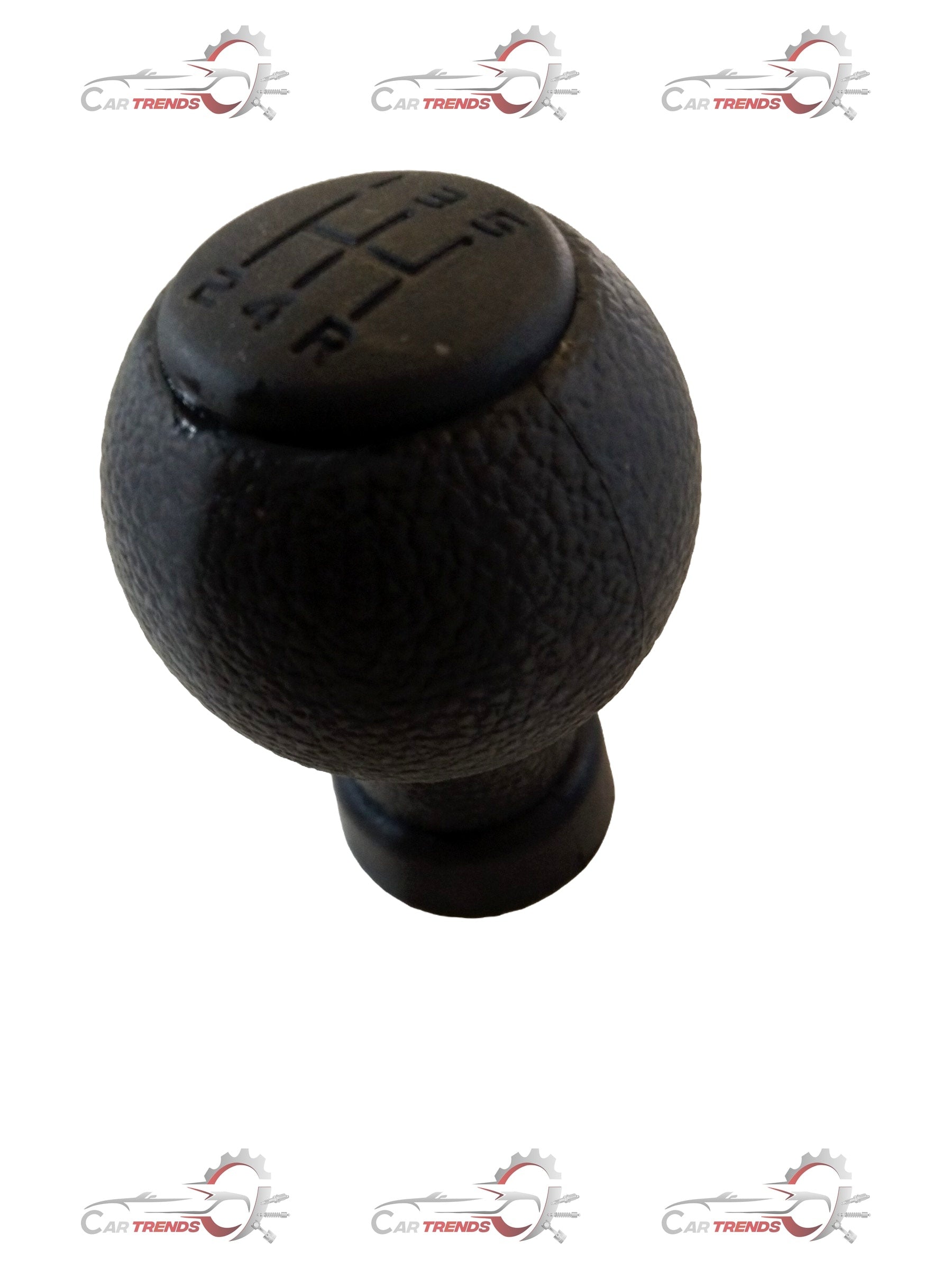 Black Maruti Suzuki gear shift control lever knob for Swift, Dzire, and Ertiga models, with a sleek ergonomic design.