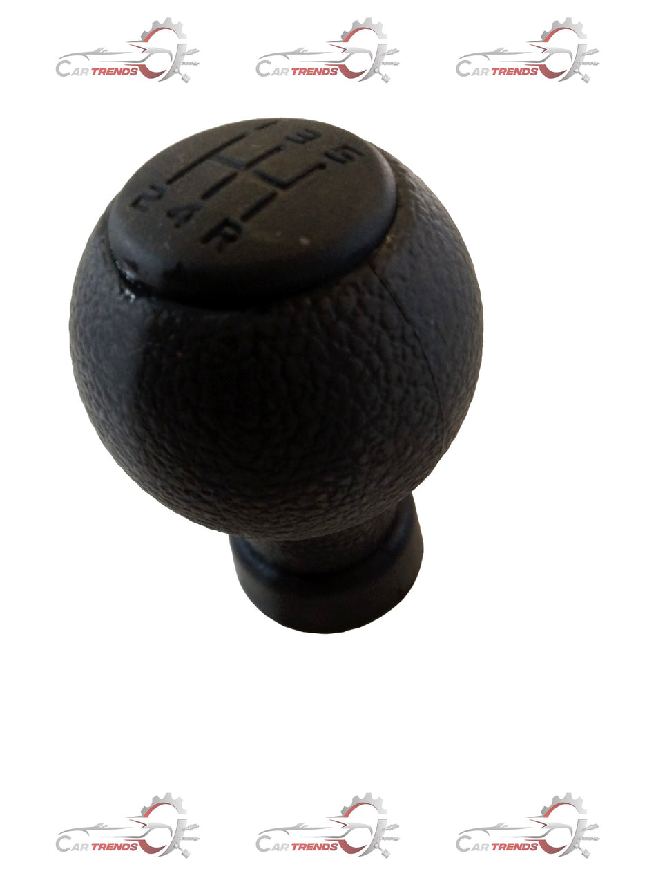 Maruti Suzuki gear shift lever knob, model 28113M75J025PK, shown in close-up with black and chrome finish, for Maruti Suzuki vehicles.
