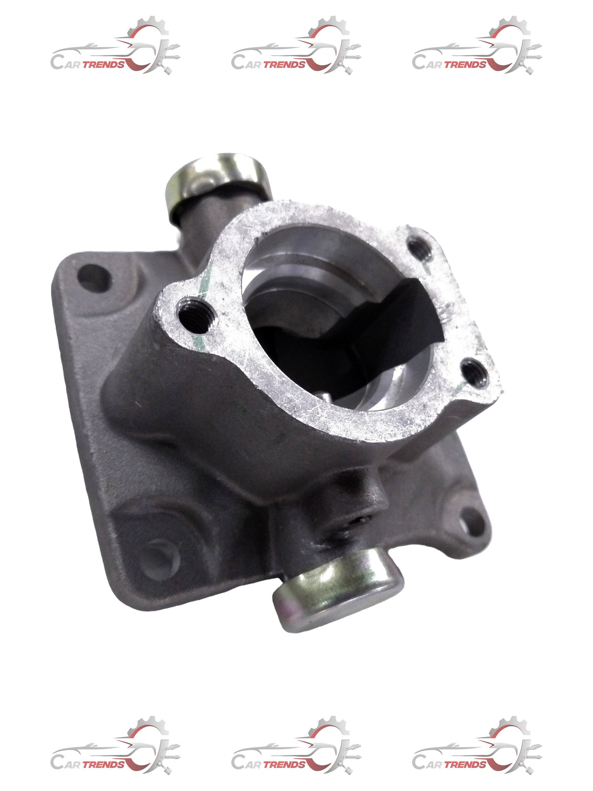 CarTrends Chevrolet Tavera transmission quad box spare part, show the metal housing and mounting points in the close-up image.
