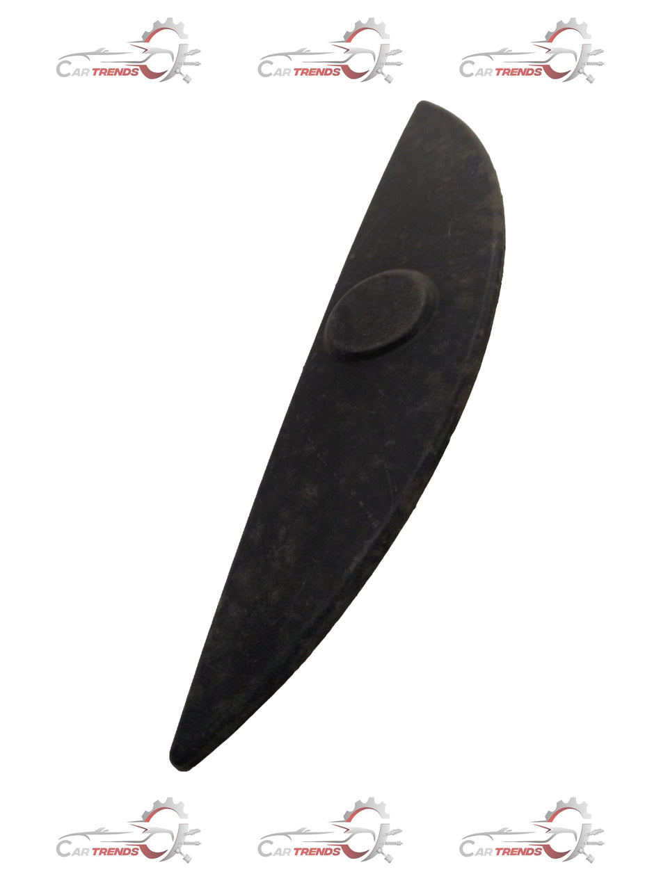 Rear wiper cover for Chevrolet Aveo by General Motors, showing the black plastic component on a white background.