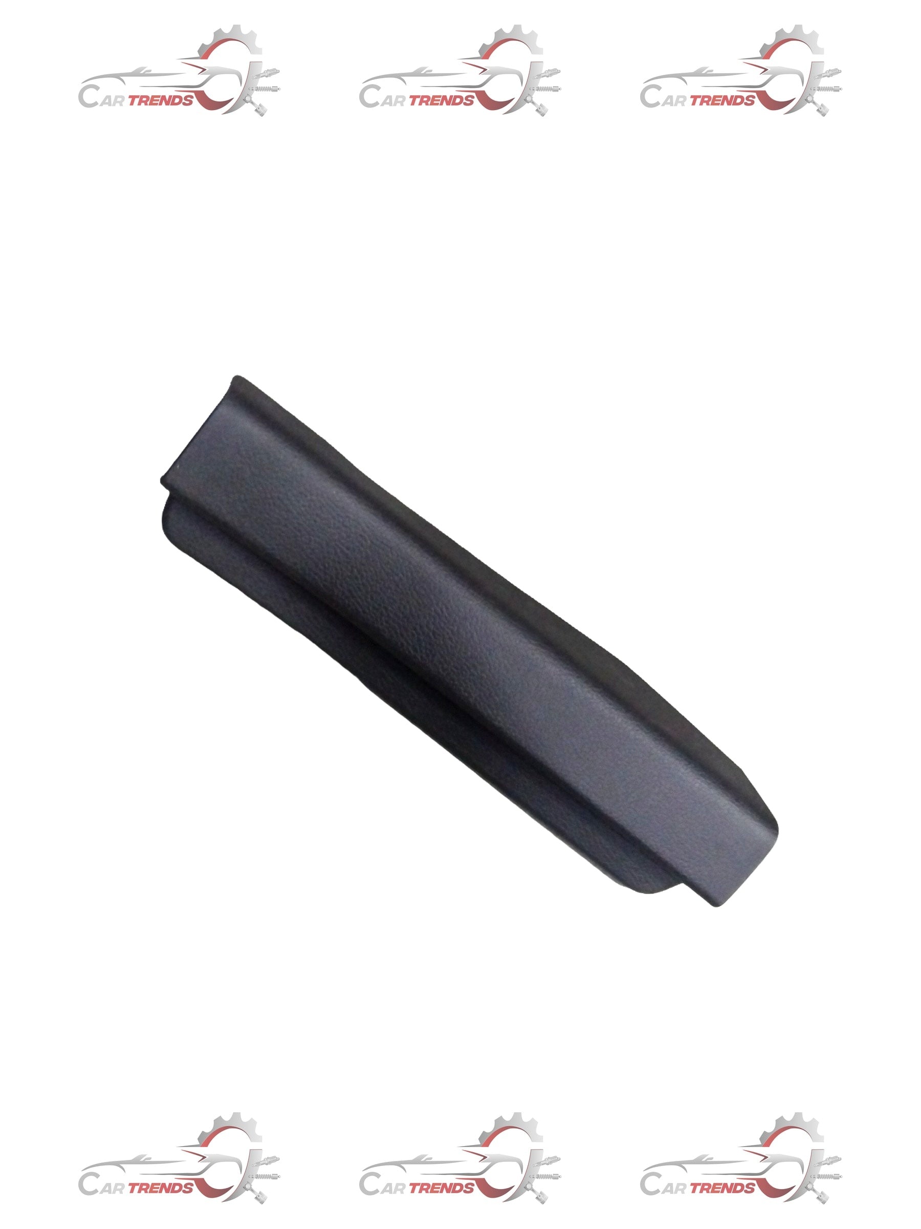 Rear side sill scuff for Maruti Suzuki vehicle, showing close-up of the black plastic trim on the left side of the car.