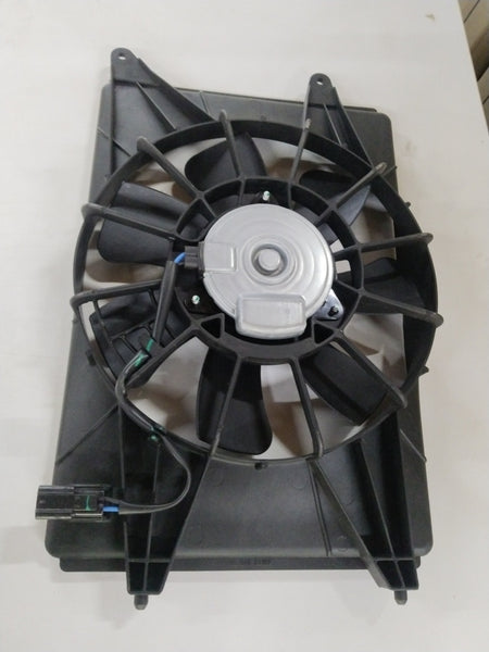 CarTrends fan shroud for Honda City, showing the black plastic cooling fan cover with mounting clips and structural details.