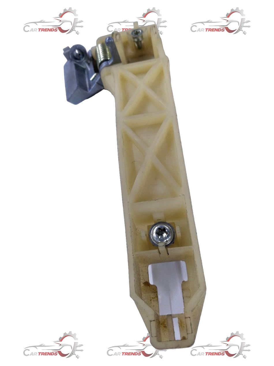 Chevrolet Aveo right outside door handle support by CarTrends, rear exterior view with visible handle and mounting area.