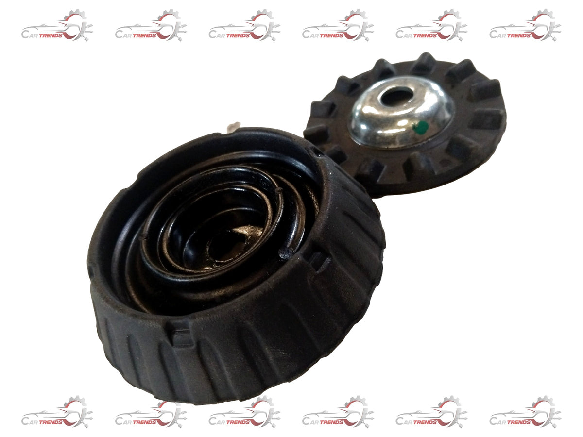 Aftermarket Hyundai i10 shock absorber mount, durable automotive part with metal and rubber components for shock absorption.