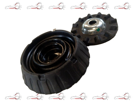 Aftermarket Hyundai i10 shock absorber mount, durable automotive part with metal and rubber components for shock absorption.