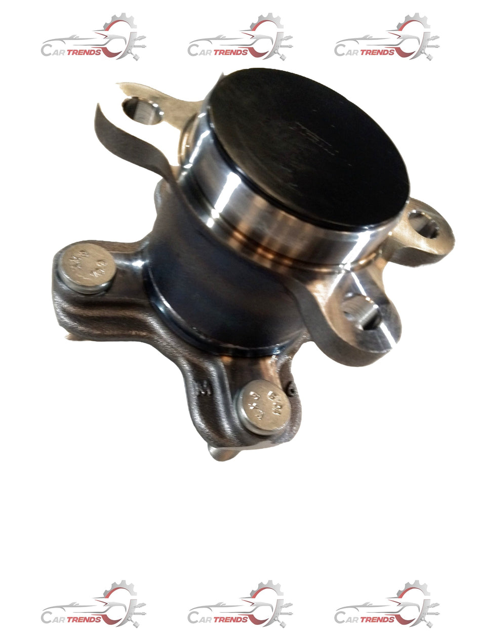 Maruti Suzuki hub assembly wheel for Swift, Baleno, Brezza, and Ertiga models, showing the wheel hub and mounting components.