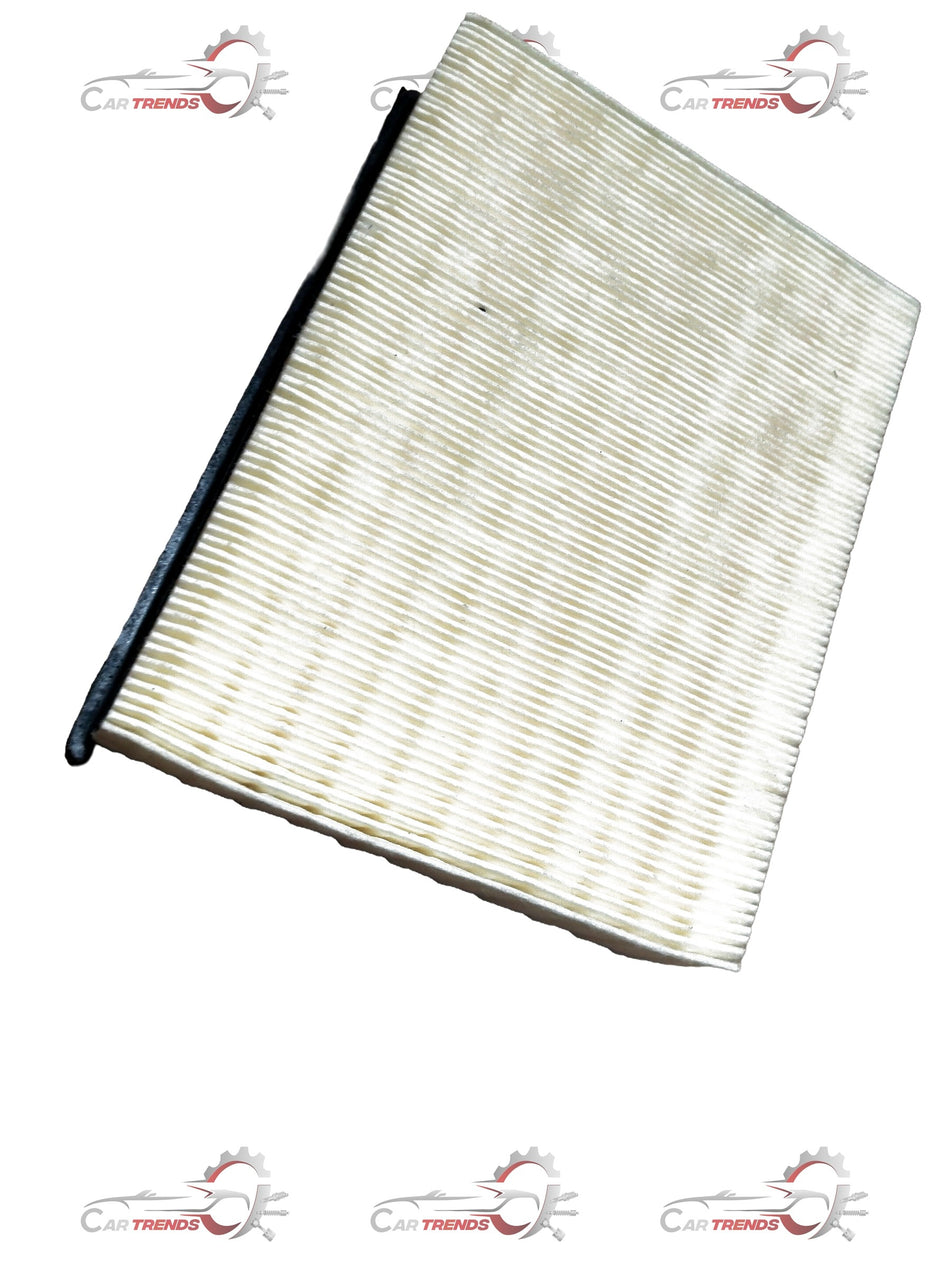 Mahindra air filter element for Scorpio, Bolero, Thar, and XUV300 vehicles, showing the clean filter with brand markings.