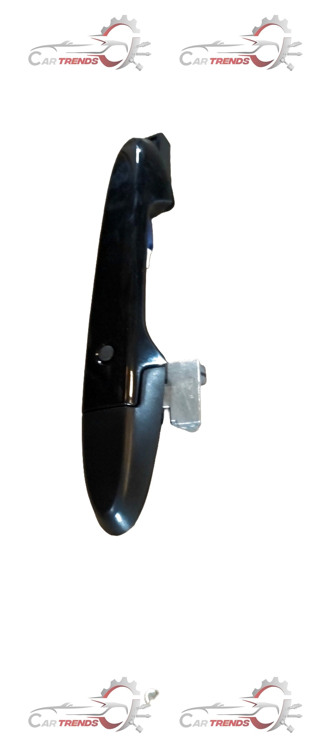 Honda smart door handle assembly left front outer for Honda vehicles, featuring a sleek black finish and durable construction.