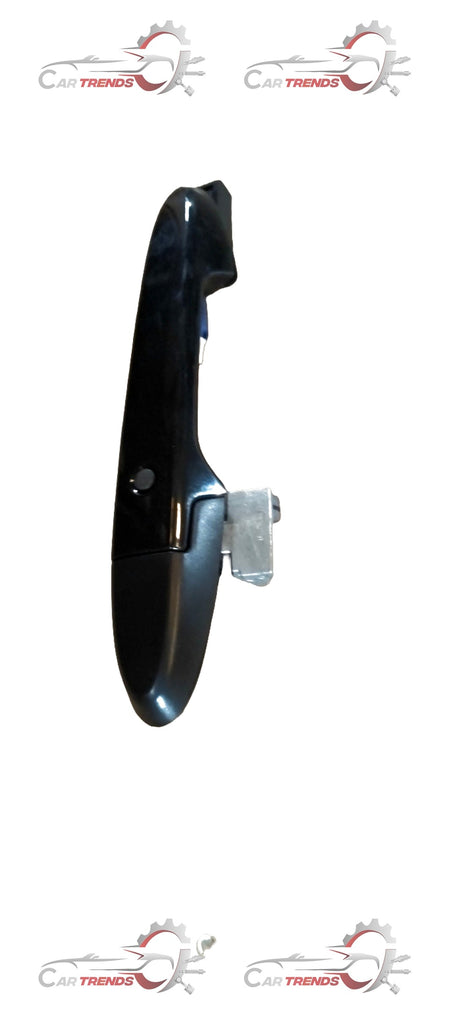 Honda smart door handle assembly left front outer for Honda vehicles, featuring a sleek black finish and durable construction.
