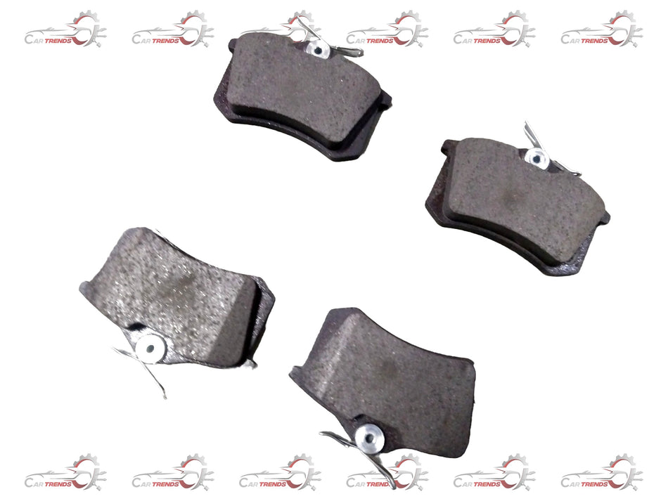 Rear brake pad for Audi A1, A3, Octavia, Laura, Jetta, Yeti, Beetle, Rapid by CarTrends, shown in the product photo.