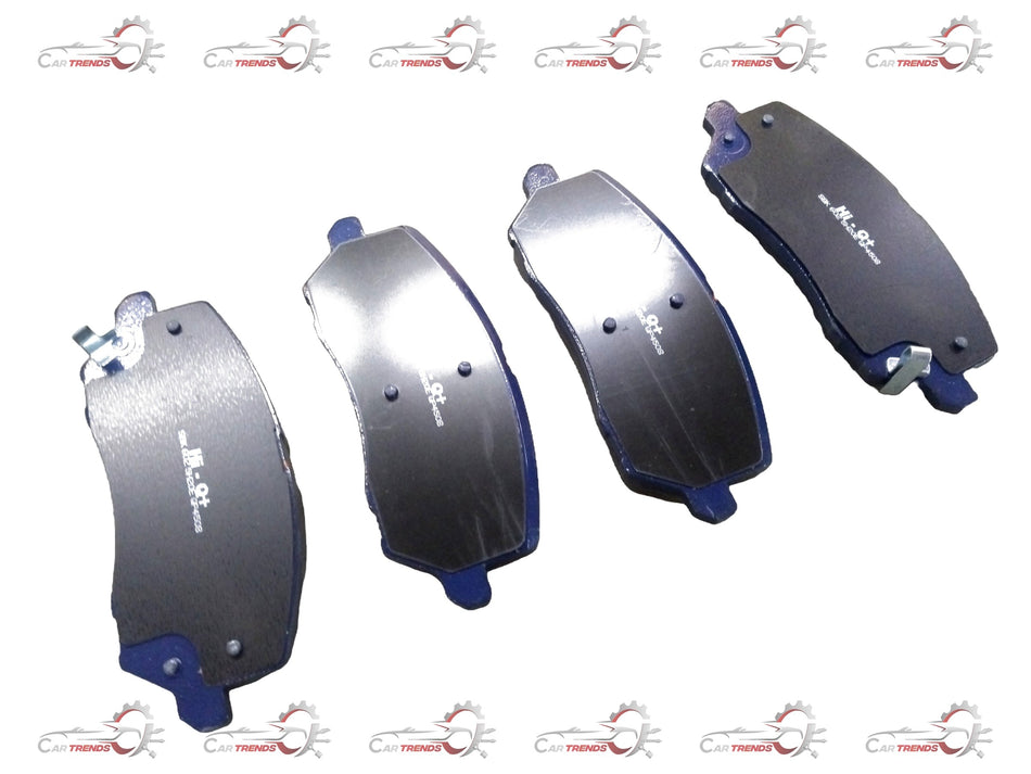 Ceramic front brake pad for Mahindra Thar by CarTrends, model Hi-Q+ 3D & 4D, showing the detailed brake pad component.