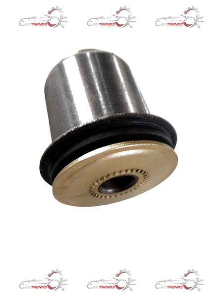 Mahindra Bolero rear BUSH Silent Block Assembly Lower Control Arm by CarTrends, showing the black rubber bushing and metal components.