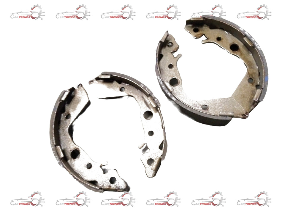 CarTrends City 1 2 3 rear brake pad, shown in a clear image with metal backing and brake pad friction surface.