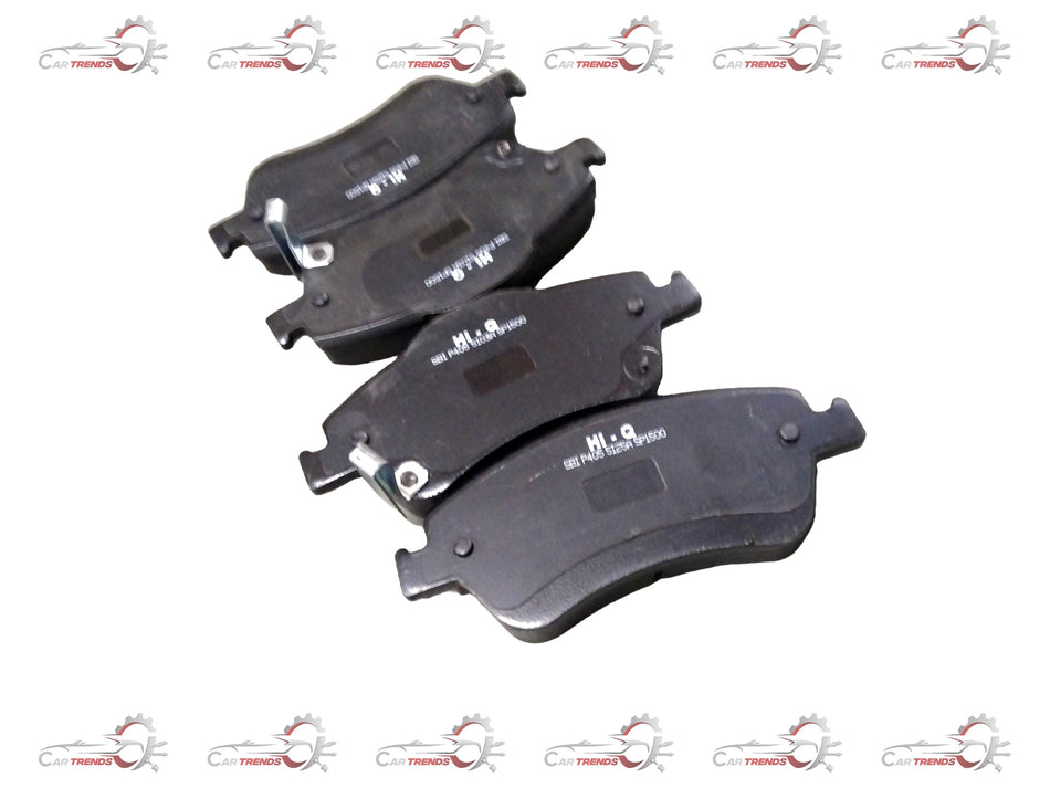 Rear brake pad for Toyota Corolla Altis T1 (SP1501) by CarTrends, showing the new brake pad with metal backing and friction surface.