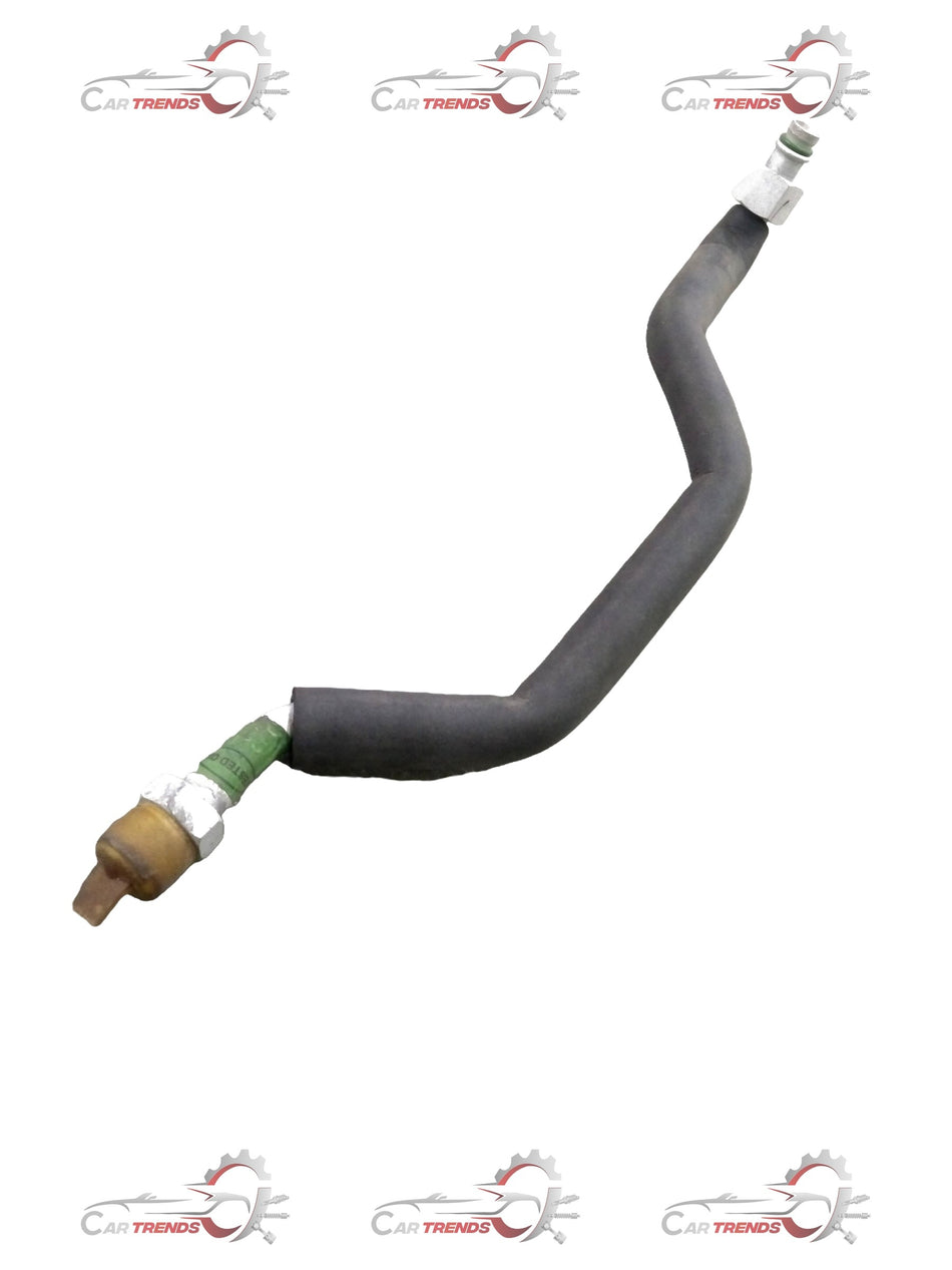 General Motors Chevrolet Tavera pipe to pipe connector, black metal fitting for vehicle exhaust or fluid systems.