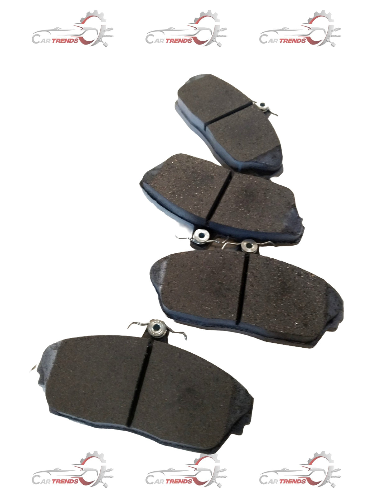 Front brake pad for Mahindra Bolero, showing the metal backing and friction surface of the Mahindra brake pad.