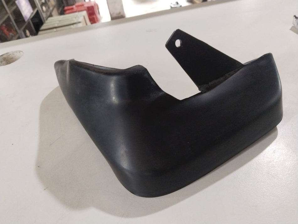 CarTrends city left rear mud guard for vehicle, shown in the image with black plastic design and mounting points.