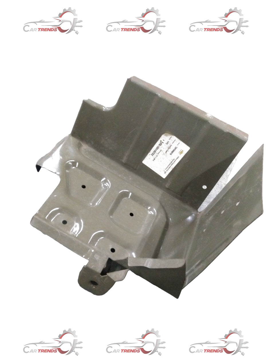 General Motors T97596679 tray battery for Chevrolet Tavera, showing the rectangular automotive battery with terminals and branding.