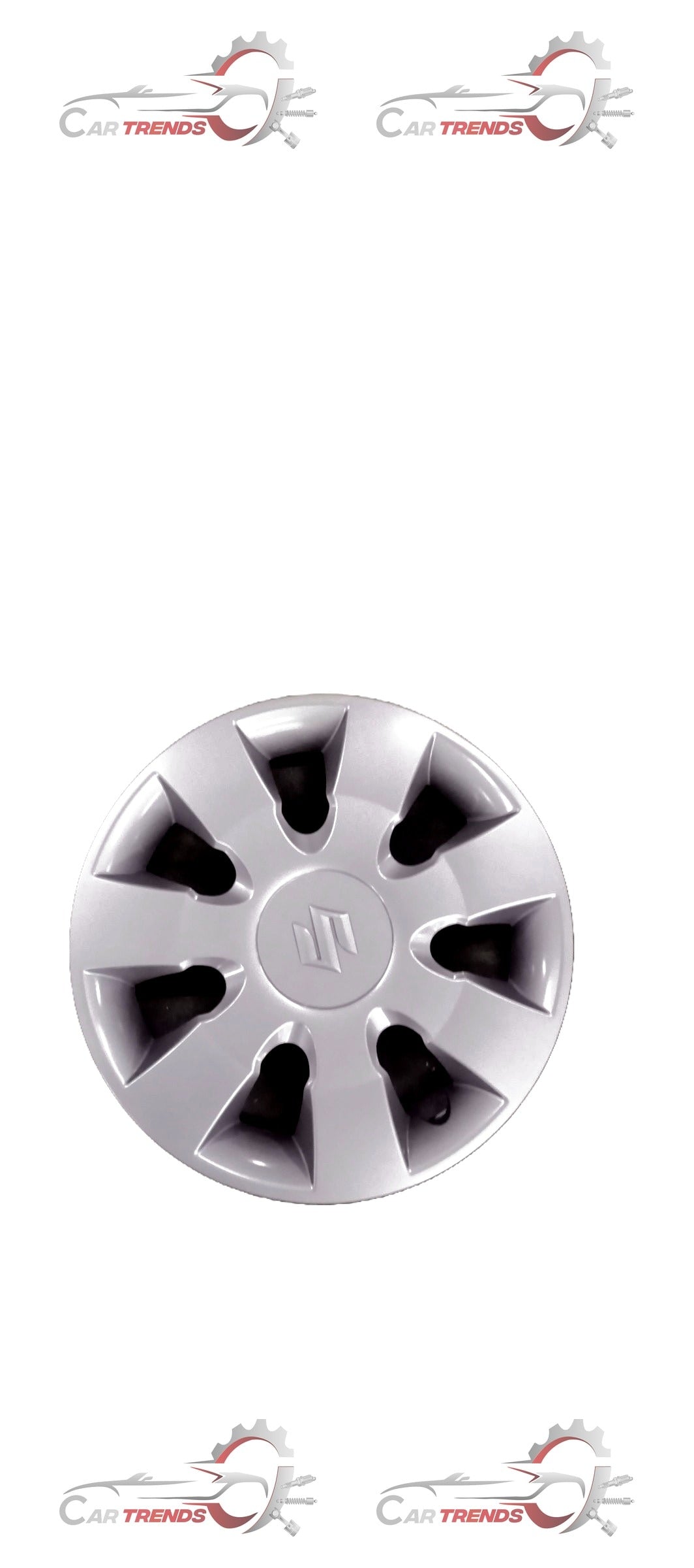 Maruti Suzuki wagonr wheel cover, durable black design with brand logo, fitted for stylish protection of car wheels.