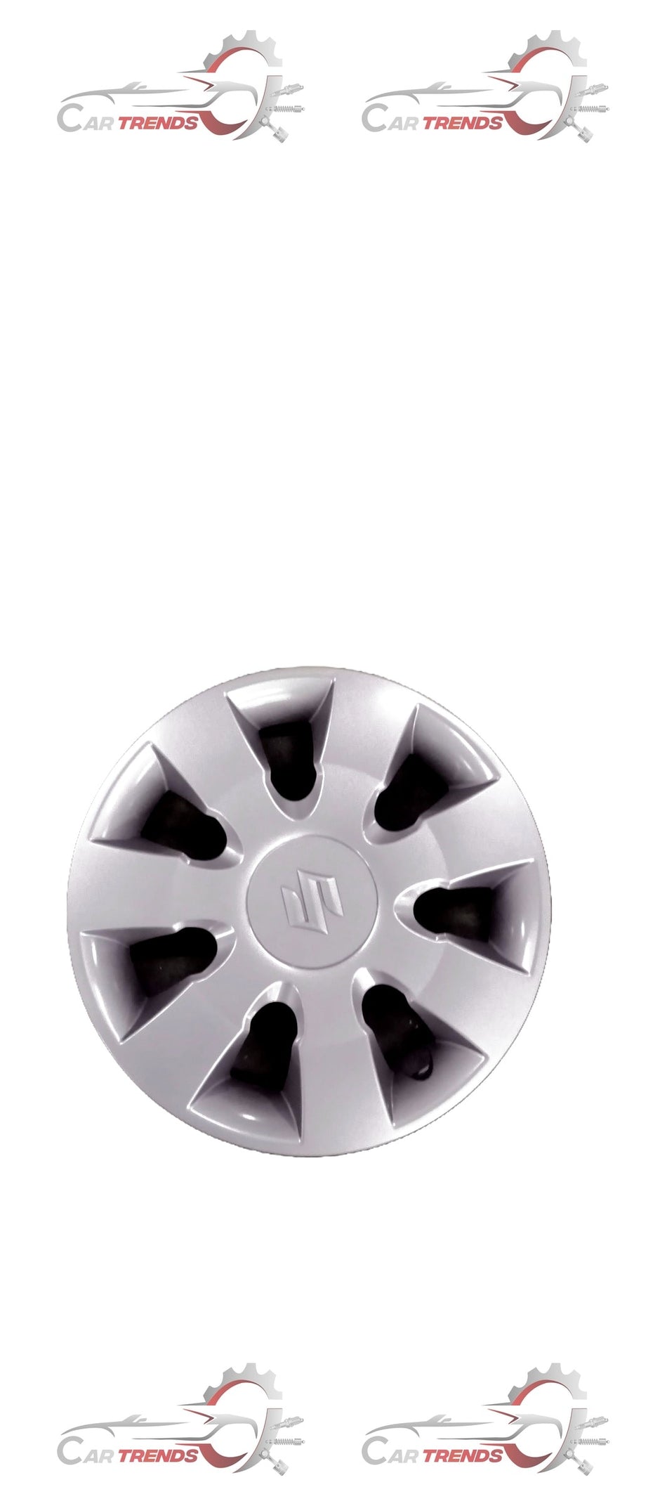 Maruti Suzuki alloy wheel CAP ASSY WHEEL FULL 43250M67K0027N, close-up view of the wheel cap with branding and design details