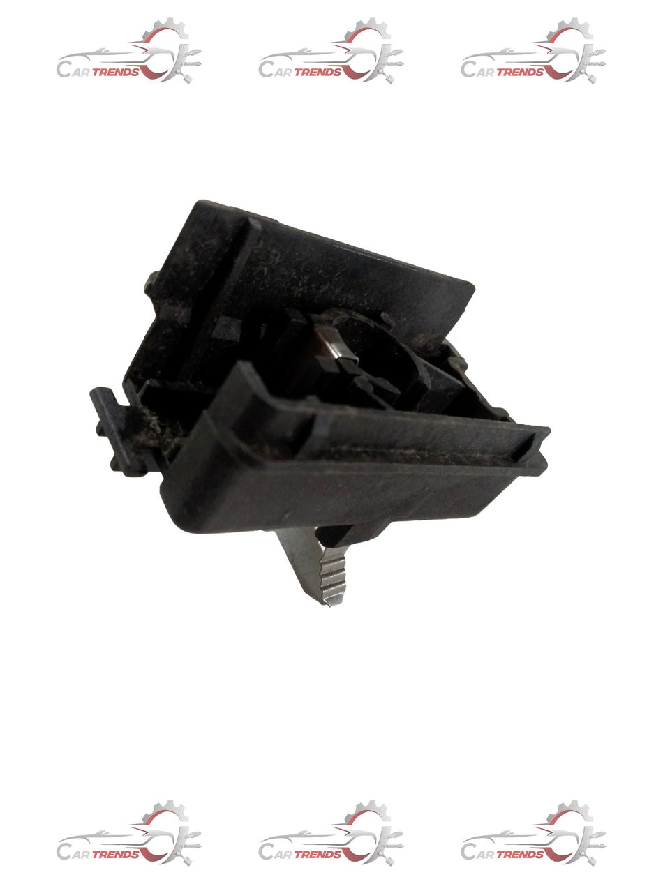 General Motors Opel Astra spare parts plate base, metallic component with mounting holes, used in vehicle assembly.
