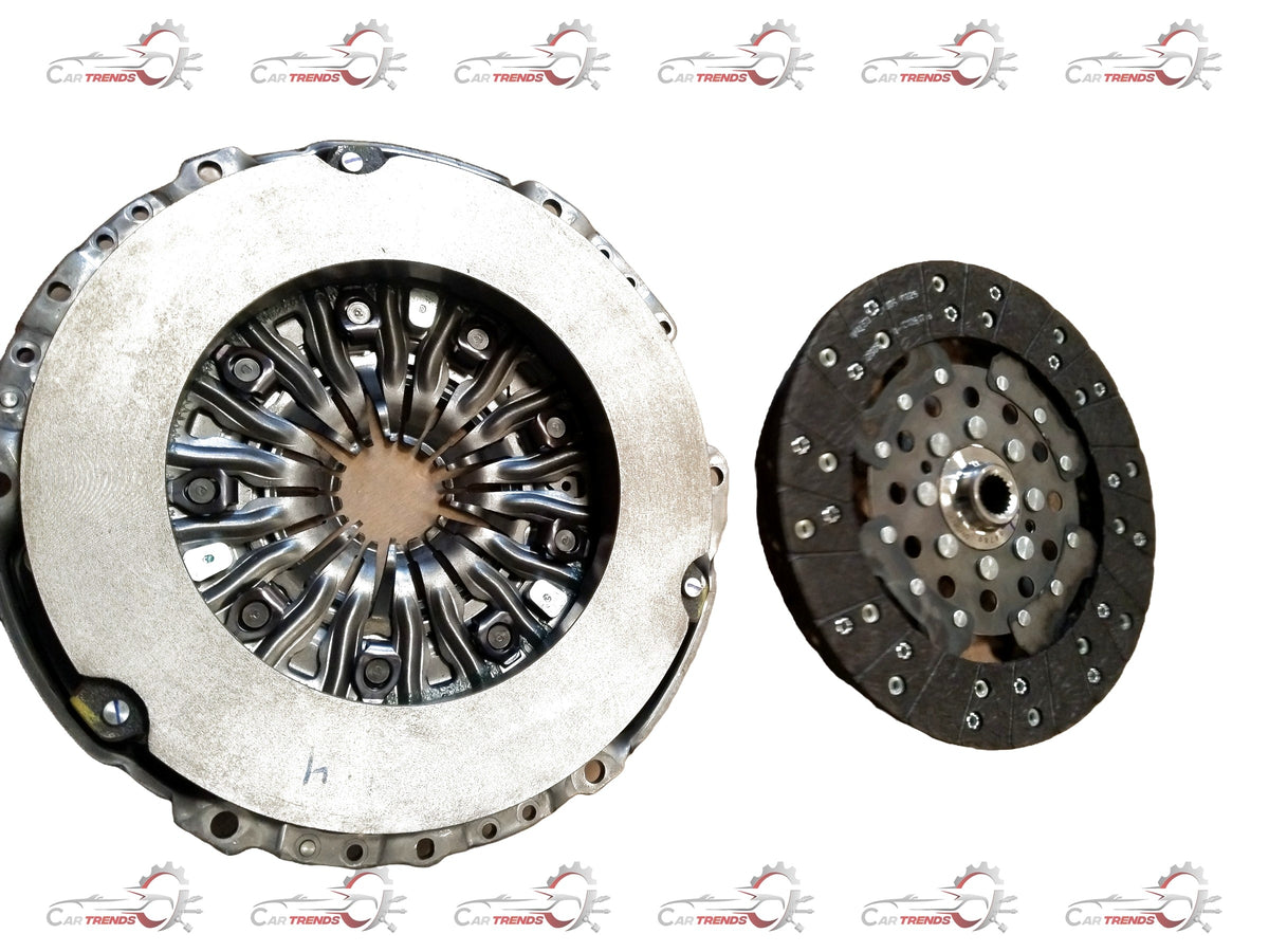 Mahindra clutch cover and disc assembly for Bolero, Scorpio, Thar, Xylo models, showing the clutch components on a white background.