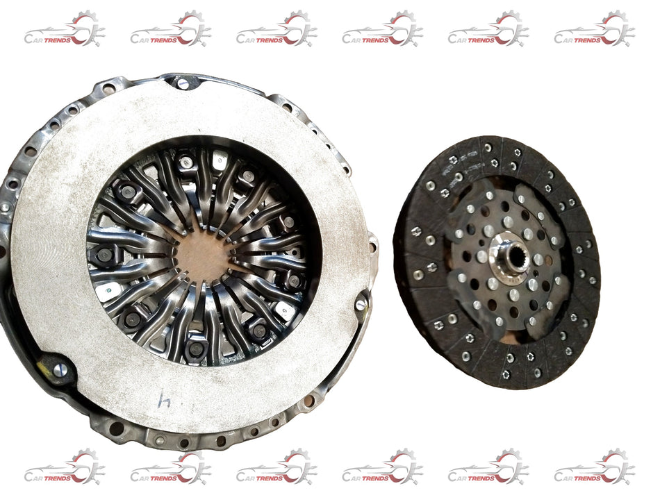 Mahindra clutch cover and disc assembly for Bolero, Scorpio, Thar, Xylo models, showing the clutch components on a white background.