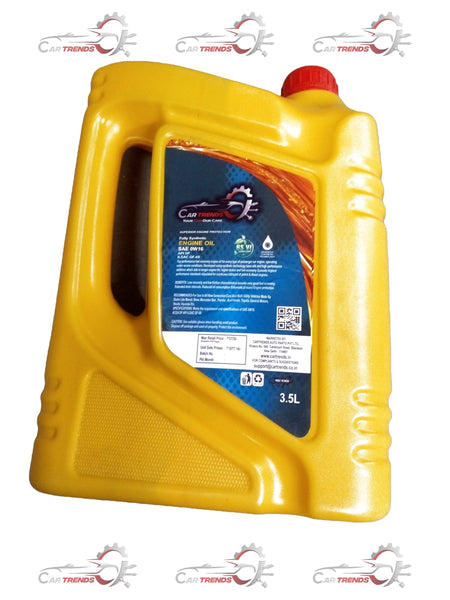 CARTRENDS Car Engine Oil | 0w16 3.5 Ltrs Pack  | All Cars | All Variants | #CT003352 CT003352 - Back view