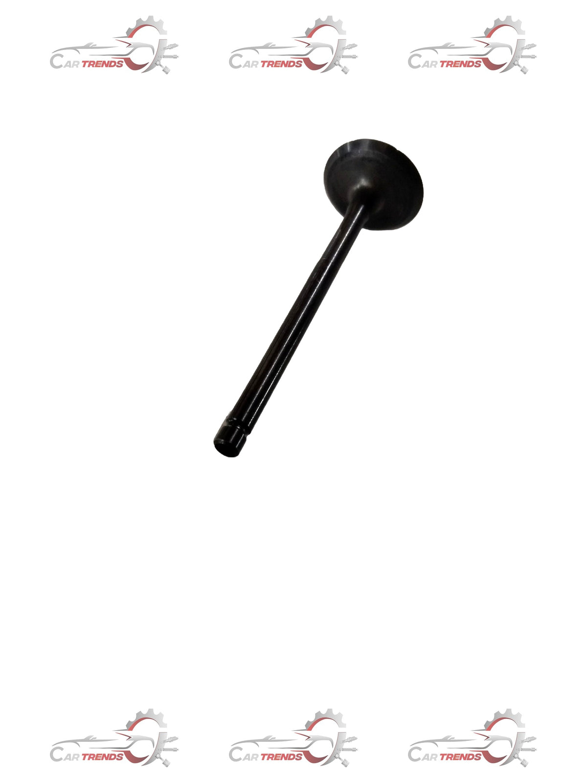 Maruti Suzuki intake valve for Swift engine, metallic component with precise machined surfaces and valve seat in a close-up image.