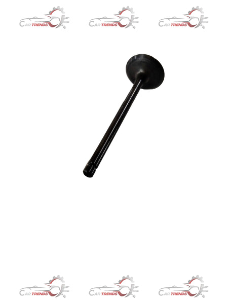 Maruti Suzuki intake valve for Swift engine, metallic component with precise machined surfaces and valve seat in a close-up image.