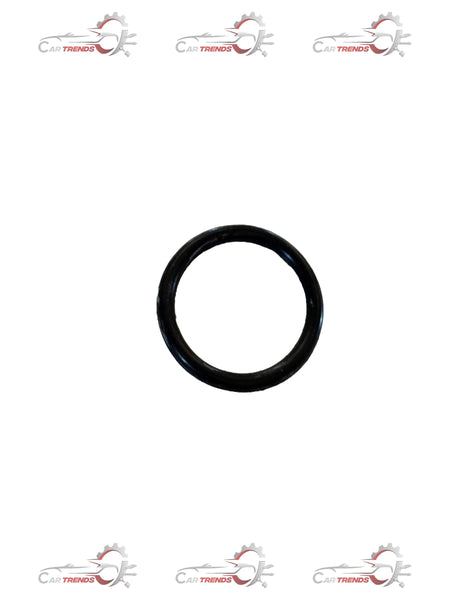 Maruti CarTrends water inlet O-ring for Alto K10 engine, close-up of black rubber seal showing its round shape and fitting surface.