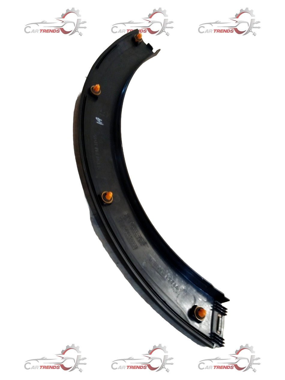 Maruti Suzuki Celerio right rear quarter panel gliding, automotive body part with metallic finish and mounting areas visible