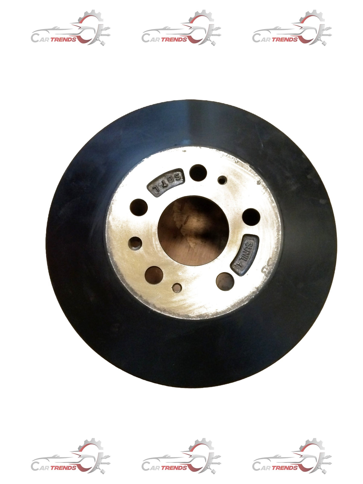 Mahindra rear drum brake for vehicle, showing the round metal brake component with mounting features.