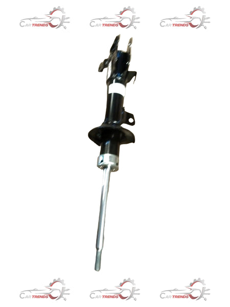 Front left strut assembly for Maruti Suzuki vehicle, showing the suspension component with coil spring and mounting points.