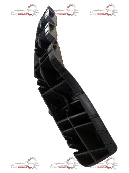 Hyundai rear right bumper side bracket assembly for Venue, Creta, Verna, I20 models, part #866144N000, in black plastic.