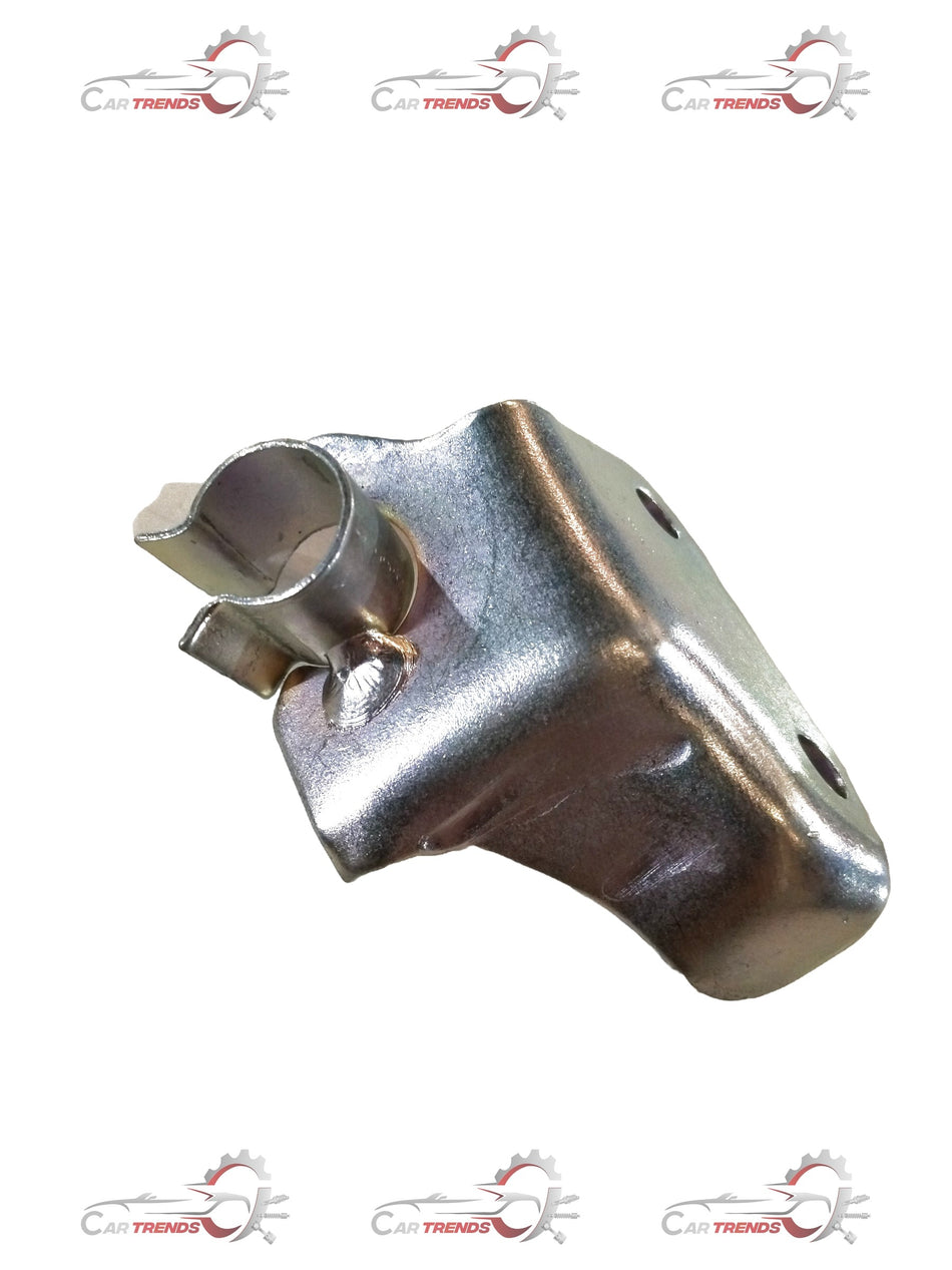 Suzuki Alto brace lamp support part, black metal component with mounting holes, designed for vehicle lighting system.