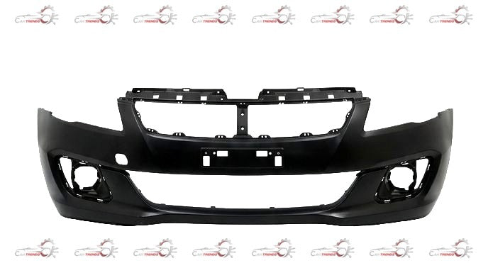 Maruti Suzuki front bumper for Swift 2nd gen (2011-2017) in petrol or diesel, with a close-up view of the bumper component.