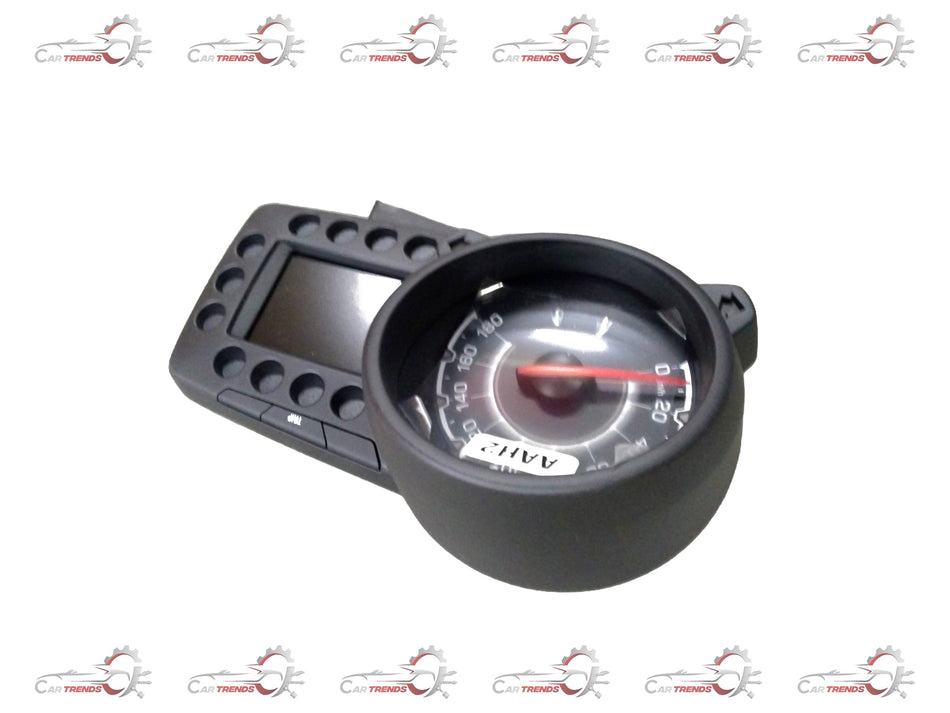 General Motors cluster assembly instrument for Chevrolet Beat, showing detailed components and tools used in dashboard repairs.