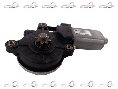 Front left power window motor for Chevrolet Aveo by General Motors, showing the compact motor with wiring connection.