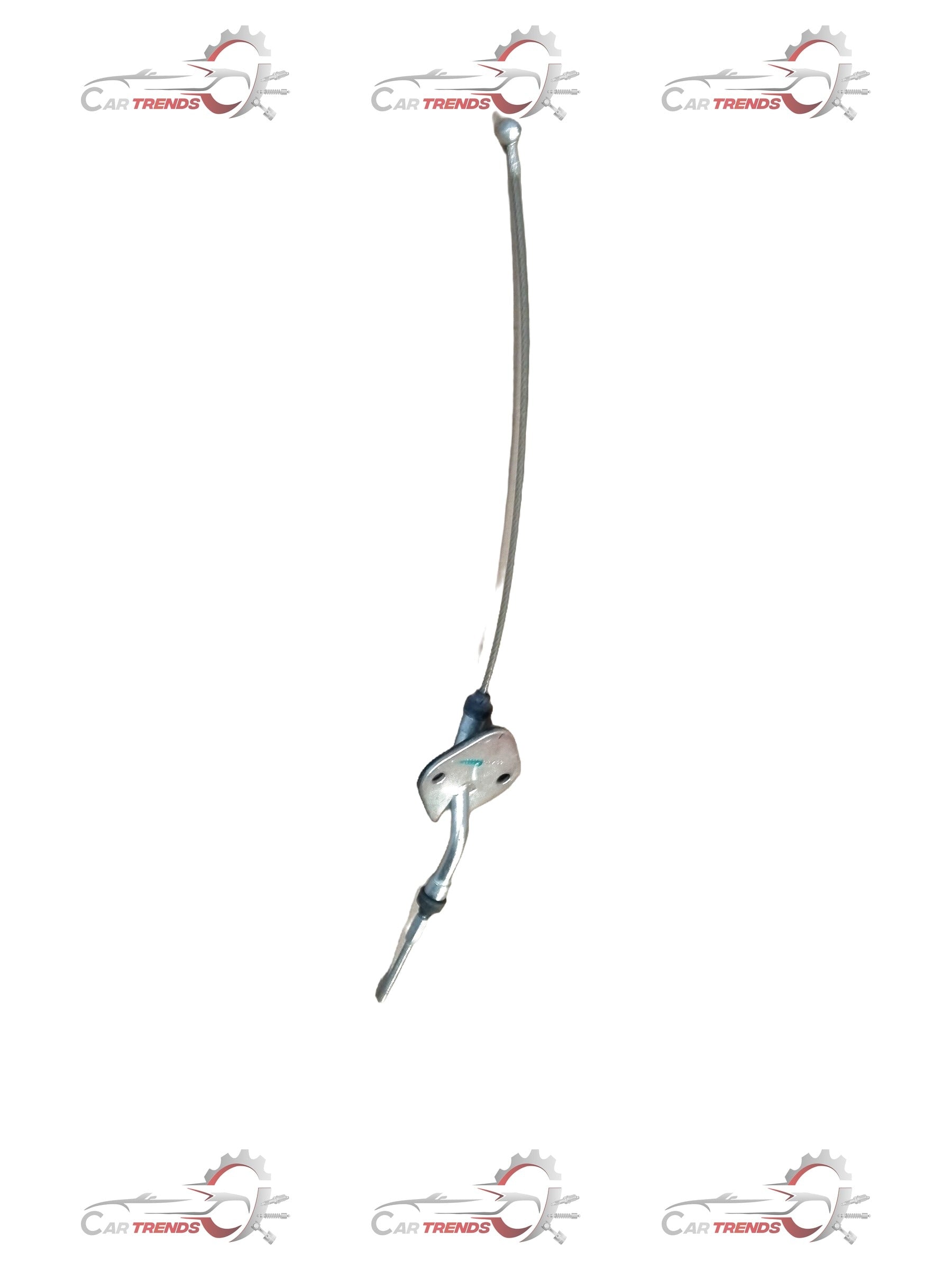 Mahindra parking brake cable assembly for front, Scorpio model, part #0605BAA02841N, showing the cable and connector in close-up.