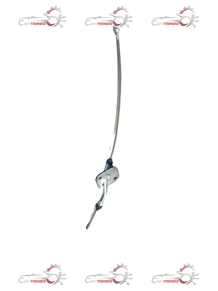 Mahindra parking brake cable assembly for front, Scorpio model, part #0605BAA02841N, showing the cable and connector in close-up.