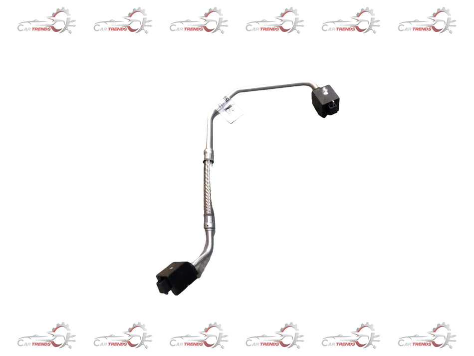 Ford tube oil feed showing a metal tube with fittings, used for lubricating engine components in automotive applications.